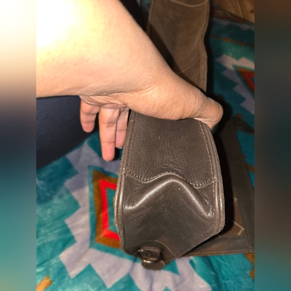 Wrangler Genuine Leather & Handtooled Briefcase Messenger Bag NWT - Picture 11 of 13